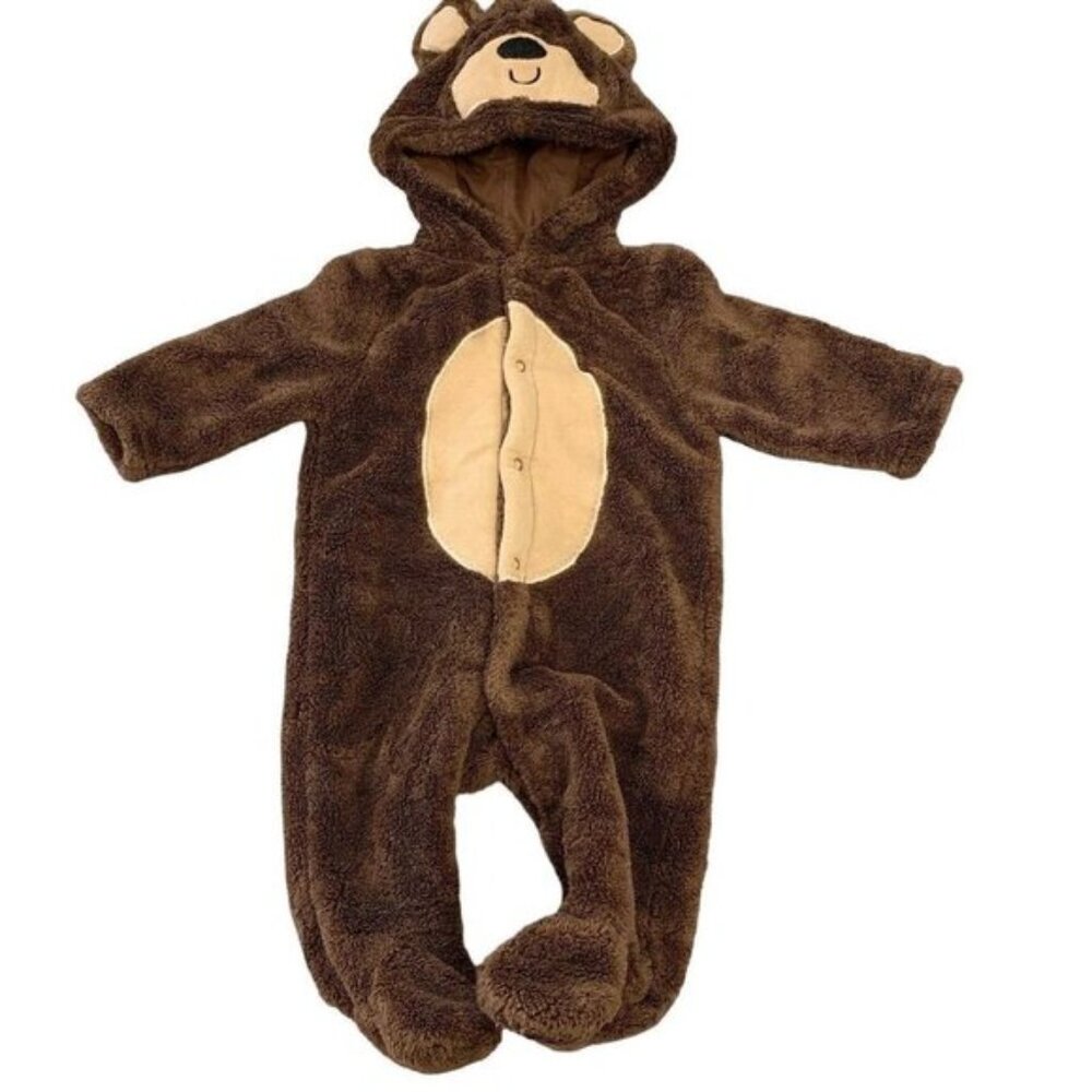 Halloween Kids Dress Up Childrens Buster Brown Bear Baby Costume Size 0​​​​
